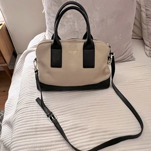 Kate Spade Purse, great condition, beige with black - a classic!